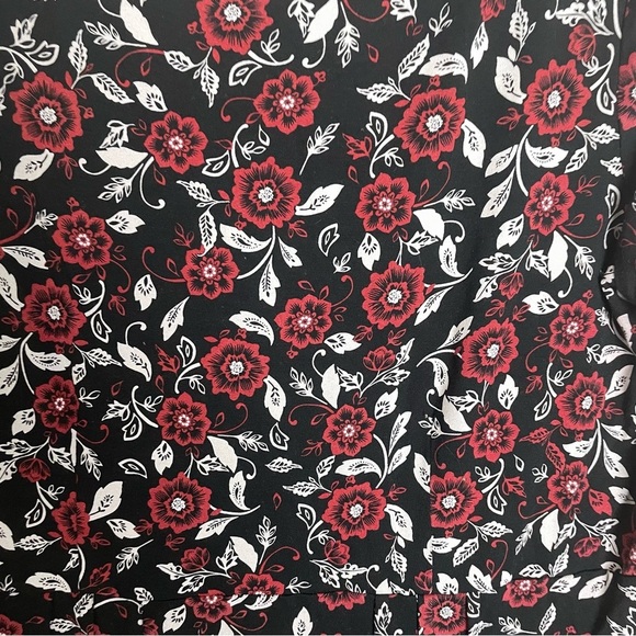 J. Jill Floral Print Long Sleeve Dress Size M - Picture 4 of 9